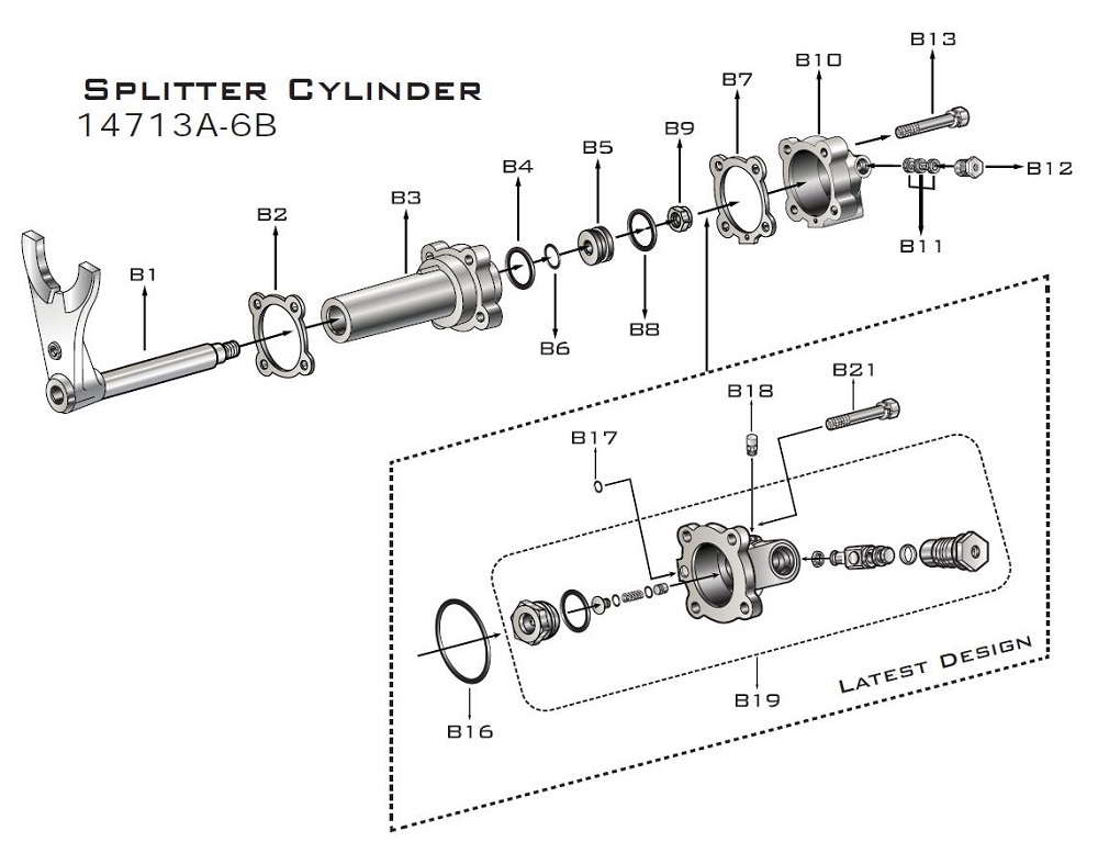 Splitter Cylinder 1146740014713A Gearcentre Canada Heavy Light